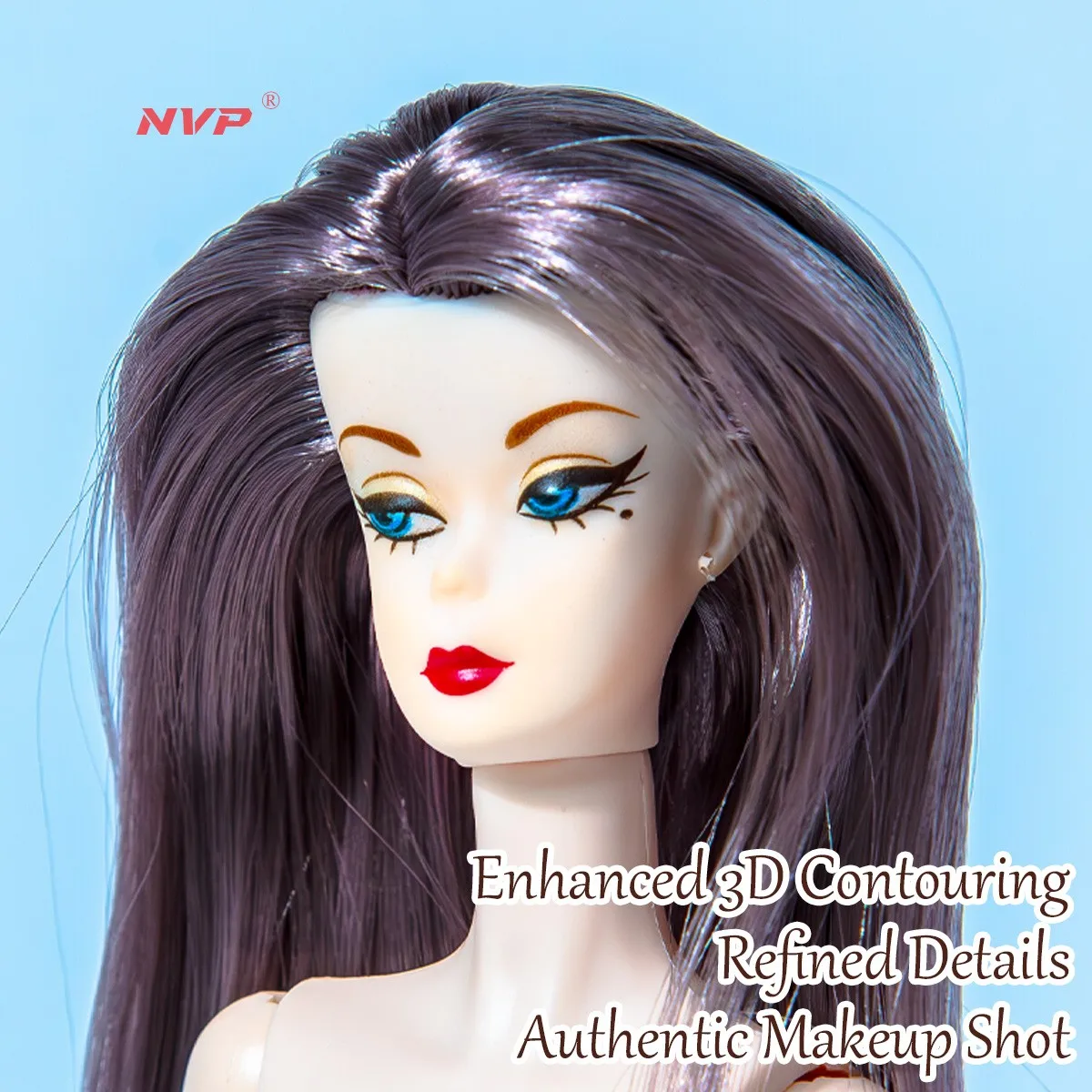 

12,6-дюймовая реалистичная коллекционная кукла BJD — модная модель куклы с шаровым шарниром и 12 шарнирами для рукоделия (без одежды)