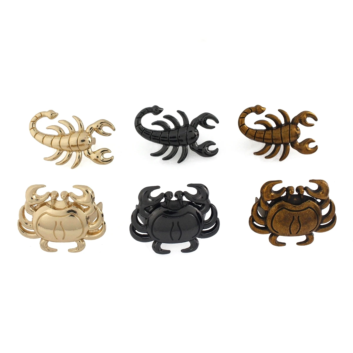 1pcs Metal Lobster Crab Shape Decorated Buckle Bag Clip Buckle Hardware for Leather Craft Bag Handbag Garments Shoe Accessories