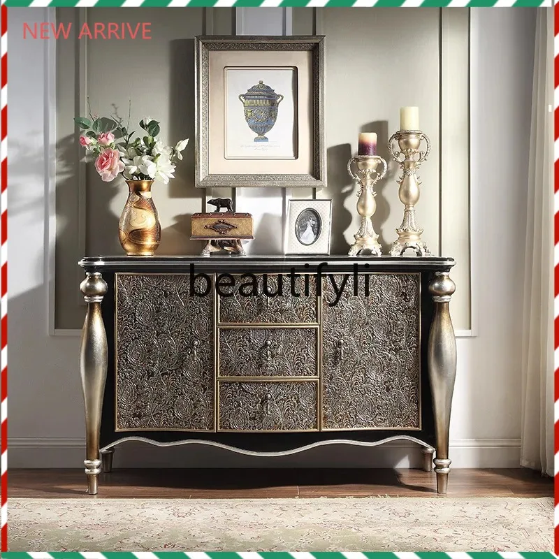 

D2520 Light luxury dining side cabinet wine simple entry porch cabinet living room partition cabinet