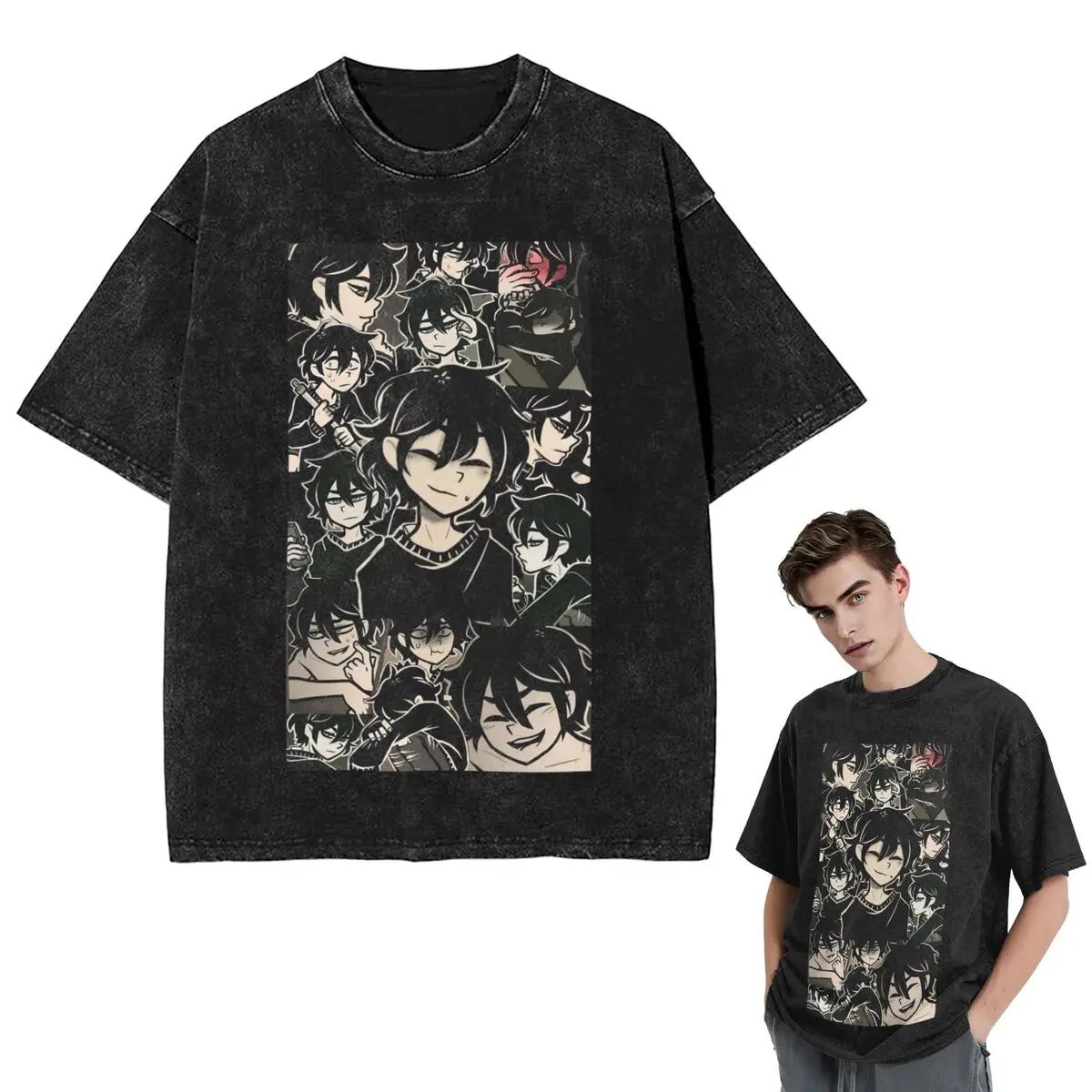 

Streetwear T-Shirts Ashley And Andrew The Coffin Of Andy And Leyley T Shirt Short Sleeve Hip Hop T-Shirt Tops Tees for Men Women