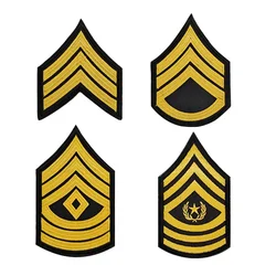 Distintivo della spalla della giacca di volo toppe ricamate con gancio e anello emblema del livello militare distintivo Morale braccialetto tattico del ventilatore militare