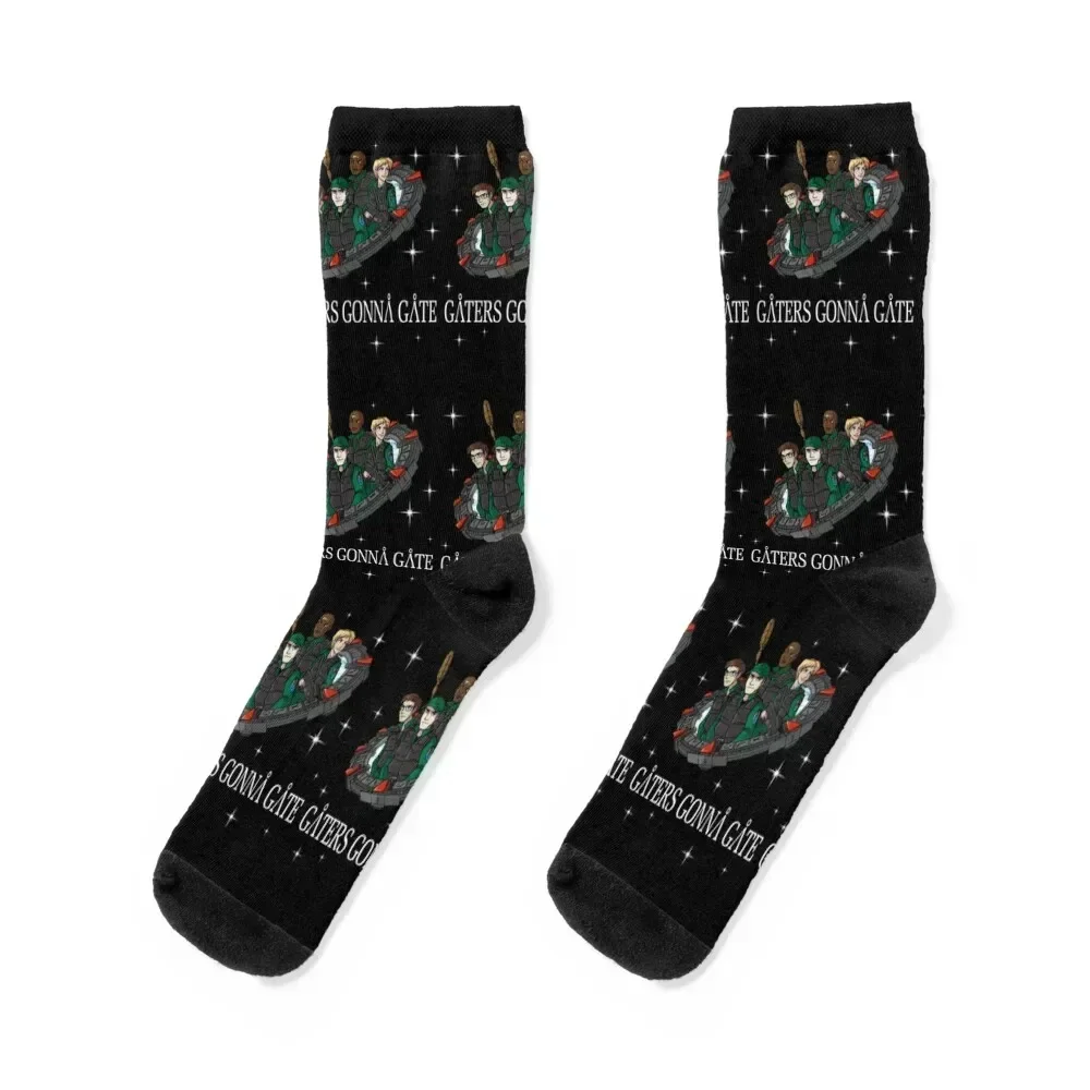 

Stargate Sg1 T-ShirtGaters Gonna Gate Socks Christmas short cartoon Boy Socks Women's