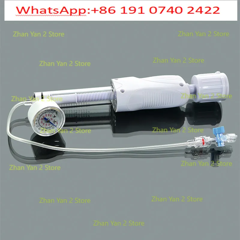 1PCS disposable balloon expansion pressure pump 30atm20ml medical balloon expansion pressure pump 40atm20ml