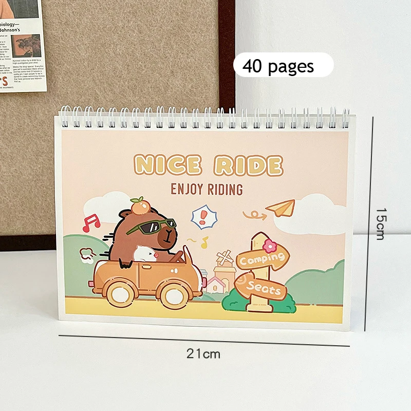 Capybara Release PleSticker, Paper Notebook Sticker, Tape Collection Ple, Sketchbook Supplies, Korean Staacquering