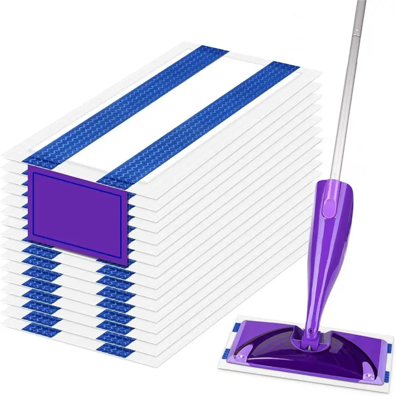 

A50I For Swiffer Wet Jet Mops, 16 Count Disposable Mop Pad Refills-Wet Jet Pads Refills, Absorbent Thickness For Household