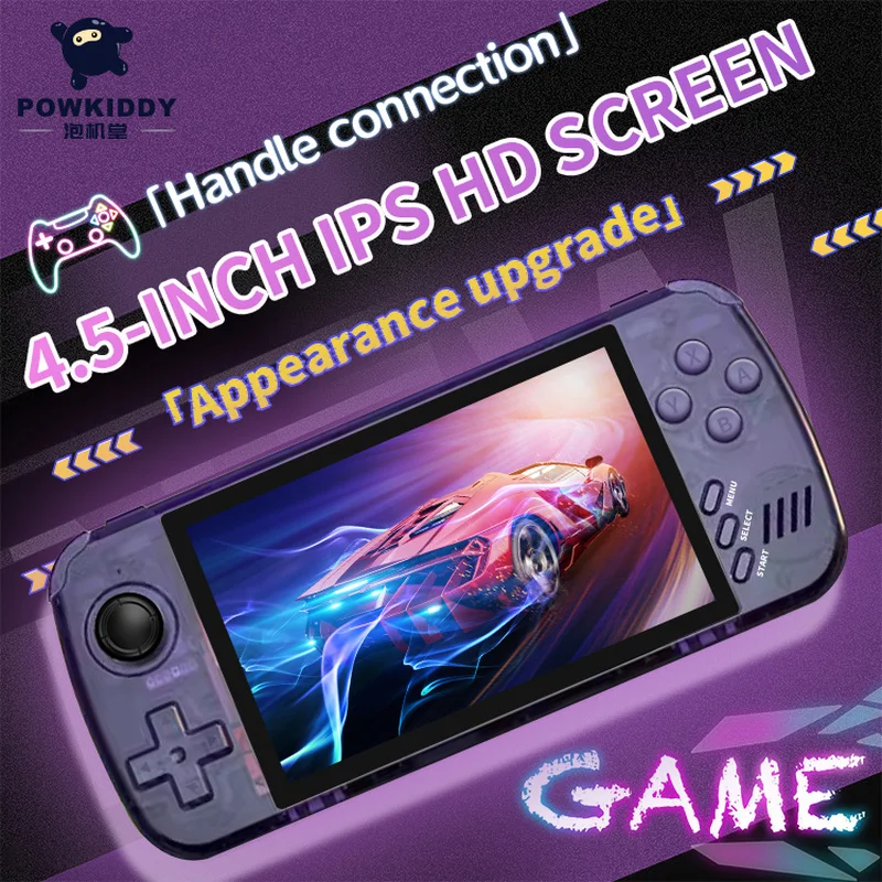 

X39pro Game Console Handheld High-Definition Screen Home Handheld Powkiddy Retro Ips Joystick Arcade Simulator Boyfriend Gifts