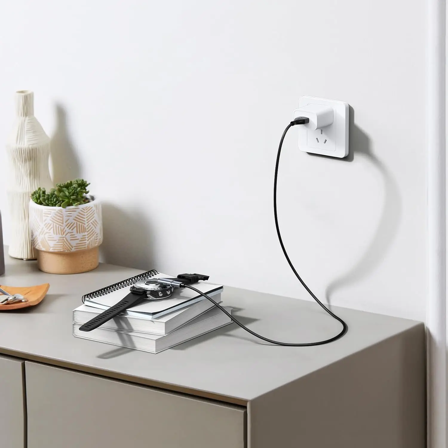 2 قطعة محول شحن ساعة كابل USB من النوع C متوافق مع سلسلة Garmin Fenix 7/7S/7X/6/6X/6S Forerunner 965/955/255 والمزيد