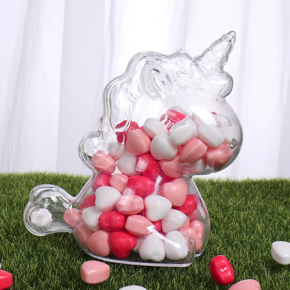 

10 Pcs Candy Boxes Clear Party Favor Wedding Candies Container Containers Gift Packaging Sweets Storage Box