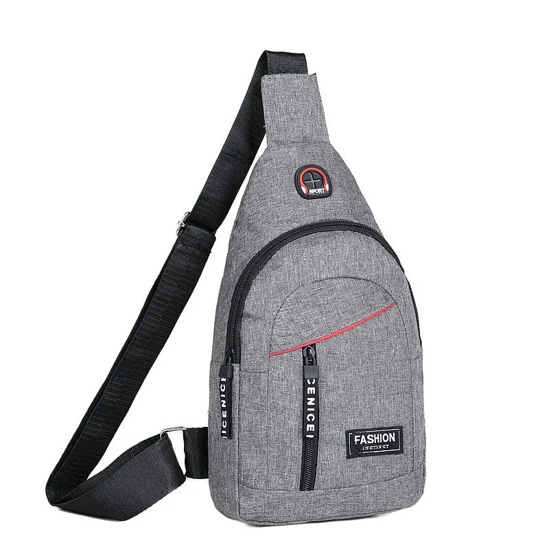 Men Fashion Multifunction Shoulder Bag Crossbody Bag On Shoulder Travel Sling Bag Pack Messenger Pack Chest Bag For Male