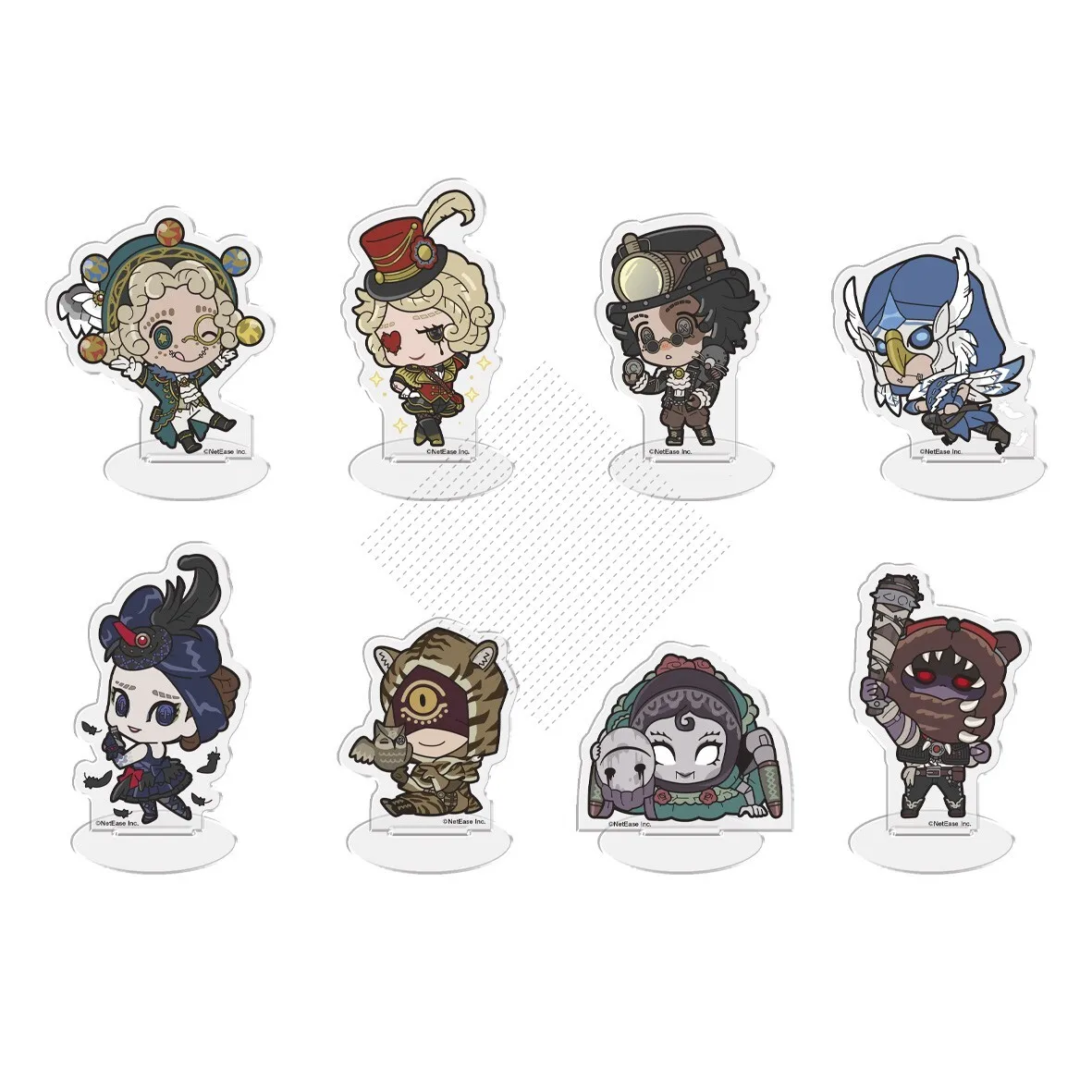 Game Identity V Acrylic Stand Doll Anime Antiquarian Mercenary Embalmer Prisoner Mini Figure Model Plate Cosplay Toy For Gift