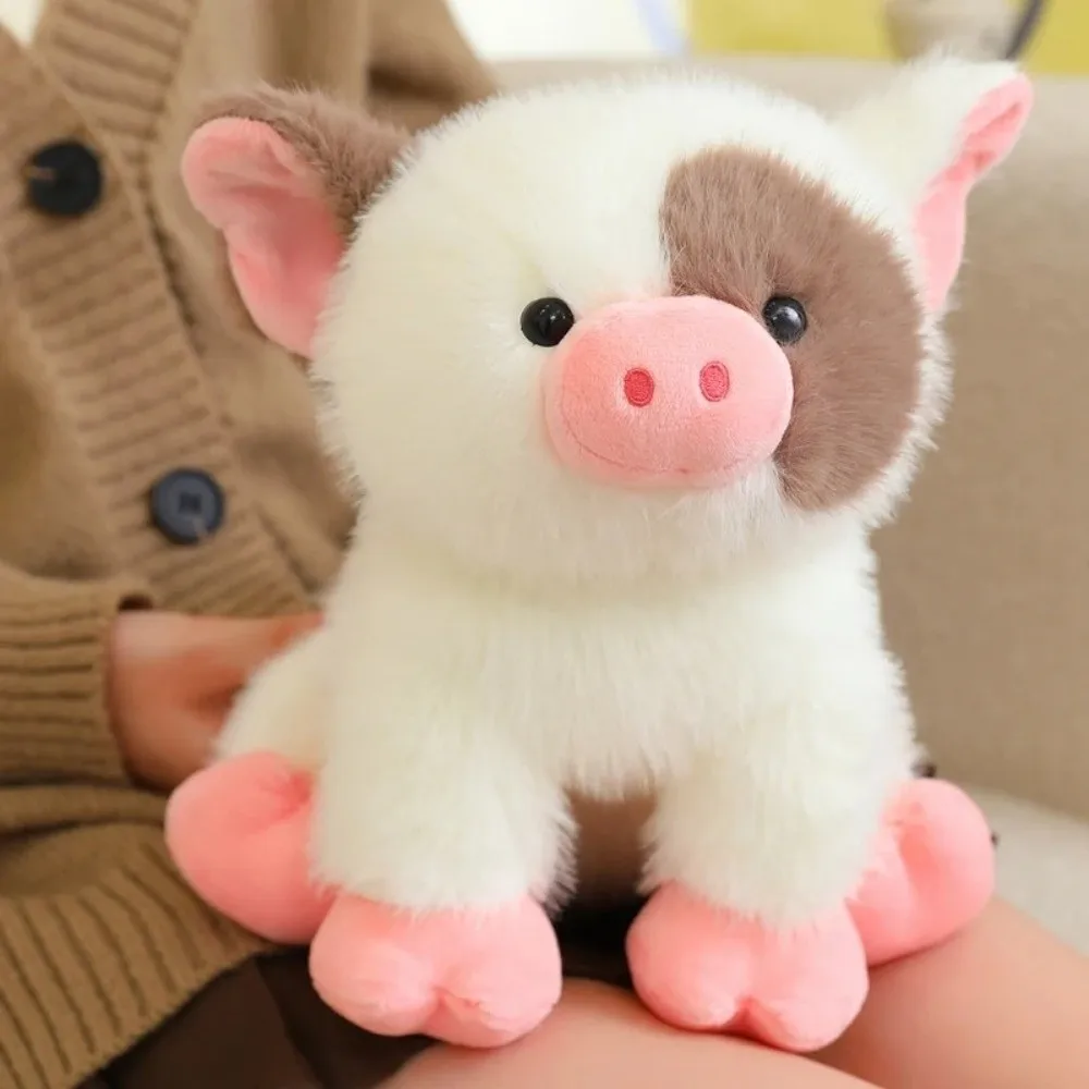 Cute 20cm Piglet Soft White Teacup Pig Animal Mini Plushie Gift