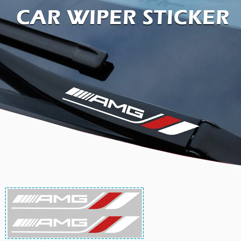 Creative Car Sticker Windshield 3D Window Wiper Car Decal Sticker For Mercedes Benz AMG W220 W204 W205 W211 W212 W201 W210