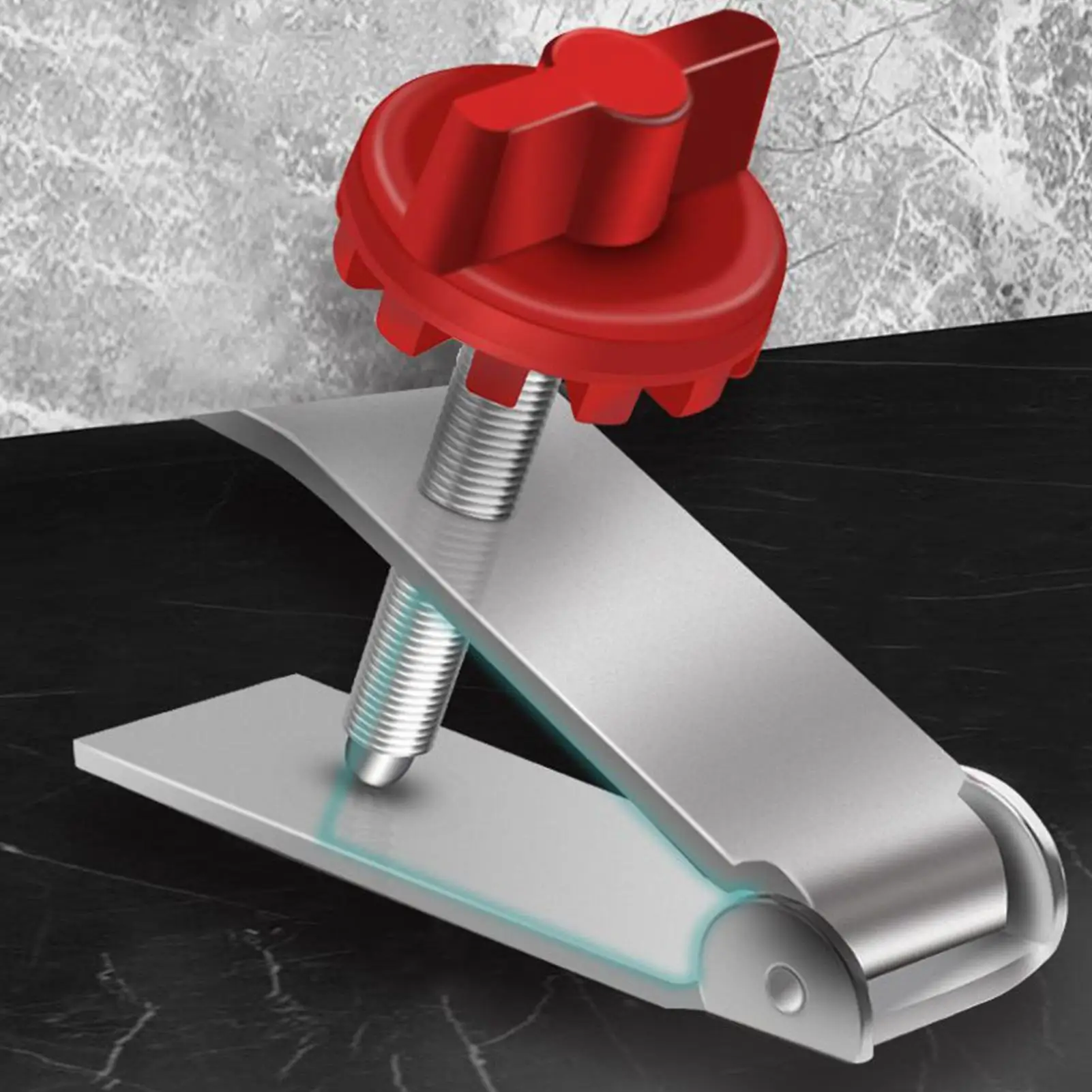 جدار السيراميك رافع أداة 1-5.5 سنتيمتر تعديل الارتفاع البلاط منظم التسوية مستوي الضابط قابلة لإعادة الاستخدام رافع أداة للوحة الباب