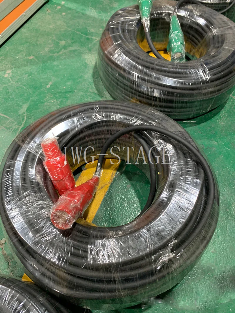 5m 1 Core Rubber Flexible Cable 25mm2 Electric Wire Power Cable Stage Performance Lighting Sound Led Display Screen Cable