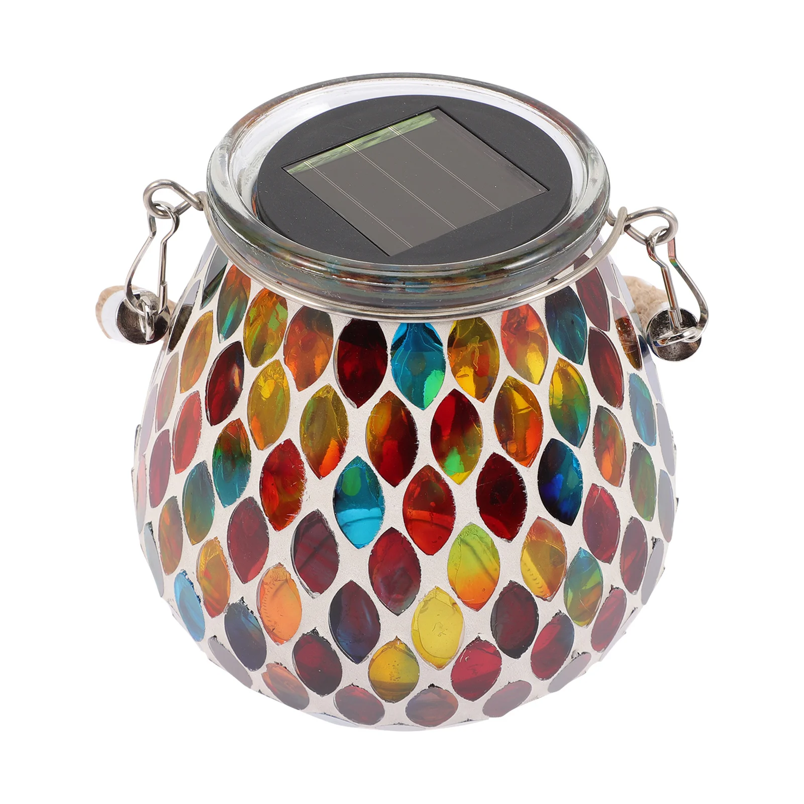 Luz solar para jarra de mosaico, lâmpada durável premium para jardim ao ar livre, à prova d'água, decoração de caminho, iluminação