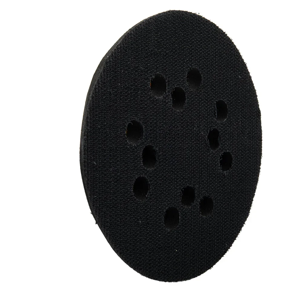 5 Inch Diameter Backing Pad With 8 Hole Vacuum Design For Porter Cable R/O Sanders Secure Threaded Mount For Paper Grip