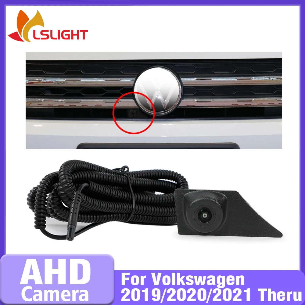 

Автомобильная камера переднего вида для Volkswagen Tharu 2019 2020 2021 150 ° Объектив «рыбий глаз» 1080P, водонепроницаемый AHD OEM-монитор ночного видения