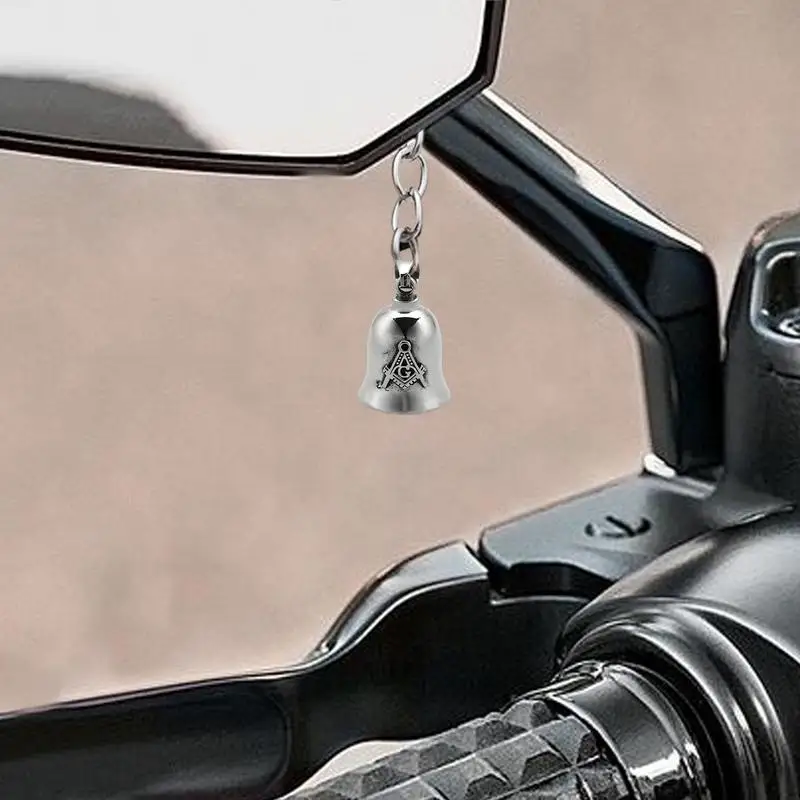 

Motorcycle Bell Good Luck Bells Small Motorcycle Cycling Bell for Bikers Good Fortune Bell Pendant Vintage Riding Bell