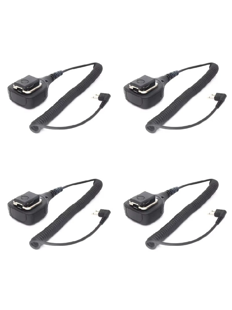 NONE Microphone PTT à 2 broches ABGR-4X PMMN4013A, microphone à haut-parleur distant, radio bidirectionnelle, microphone d'épaule pour Motorola 3