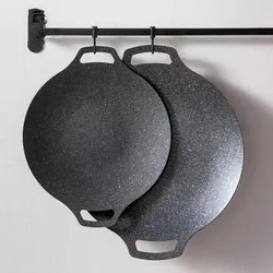 Portable Outdoor Camping Non-stick Pan Kitchen Bakeware Oil Frying Baking Pan Multi-purpose Induction Cooker for Household Tools