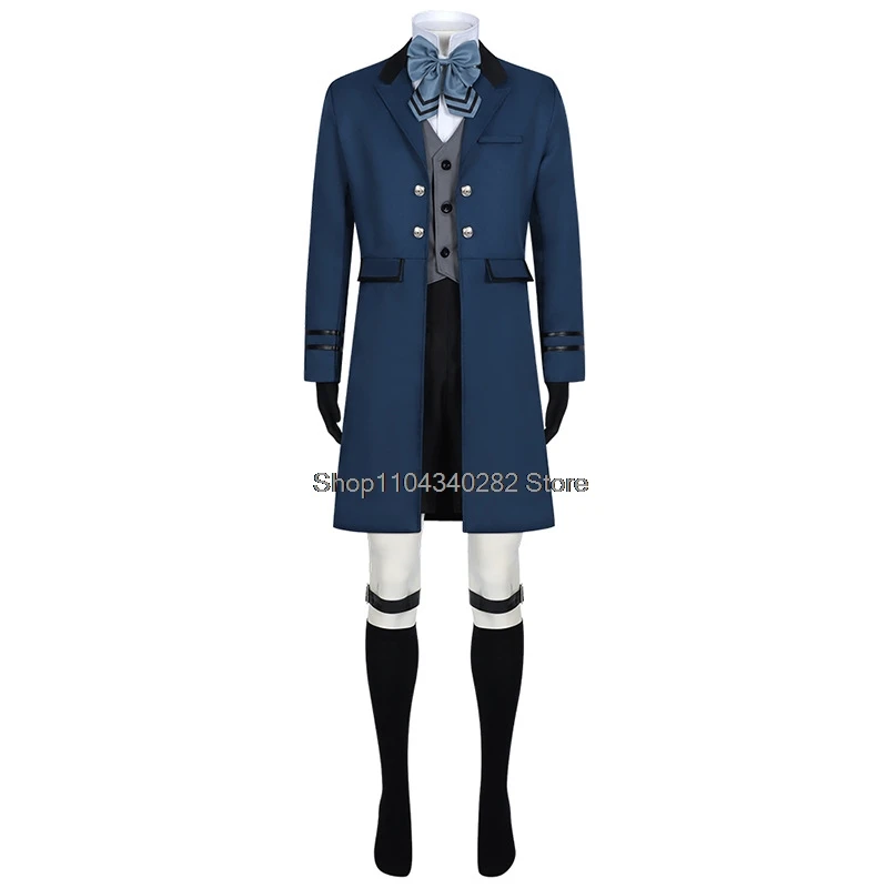 Black Butler Kuroshitsuji - Emerald Witch Anime Ciel Phantomhive Sorriso Costume Cosplay Uniforme Uomo Vestito di Carnevale