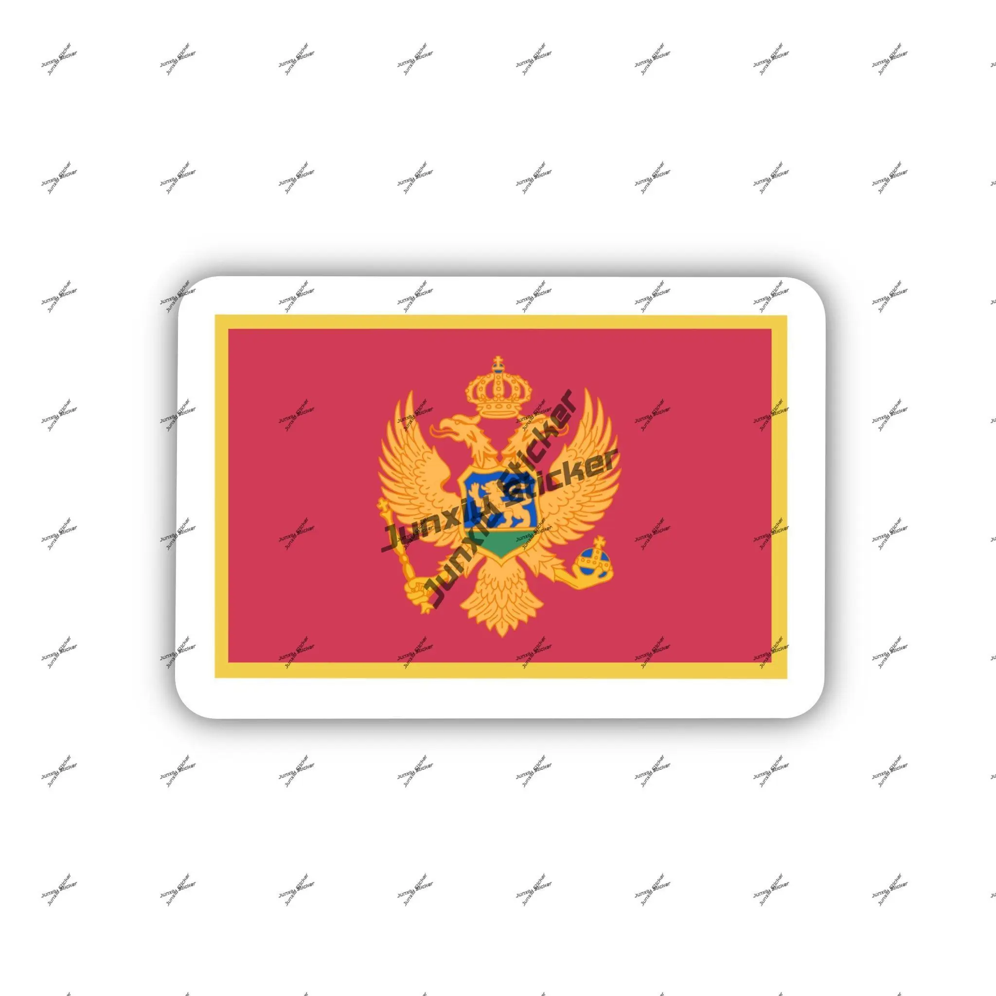 

Montenegro Design Stylish Car Waterproof Decal Accessory Motorcycle Durable Trendy Proof Laptop Sticker Car Waterproof Wall