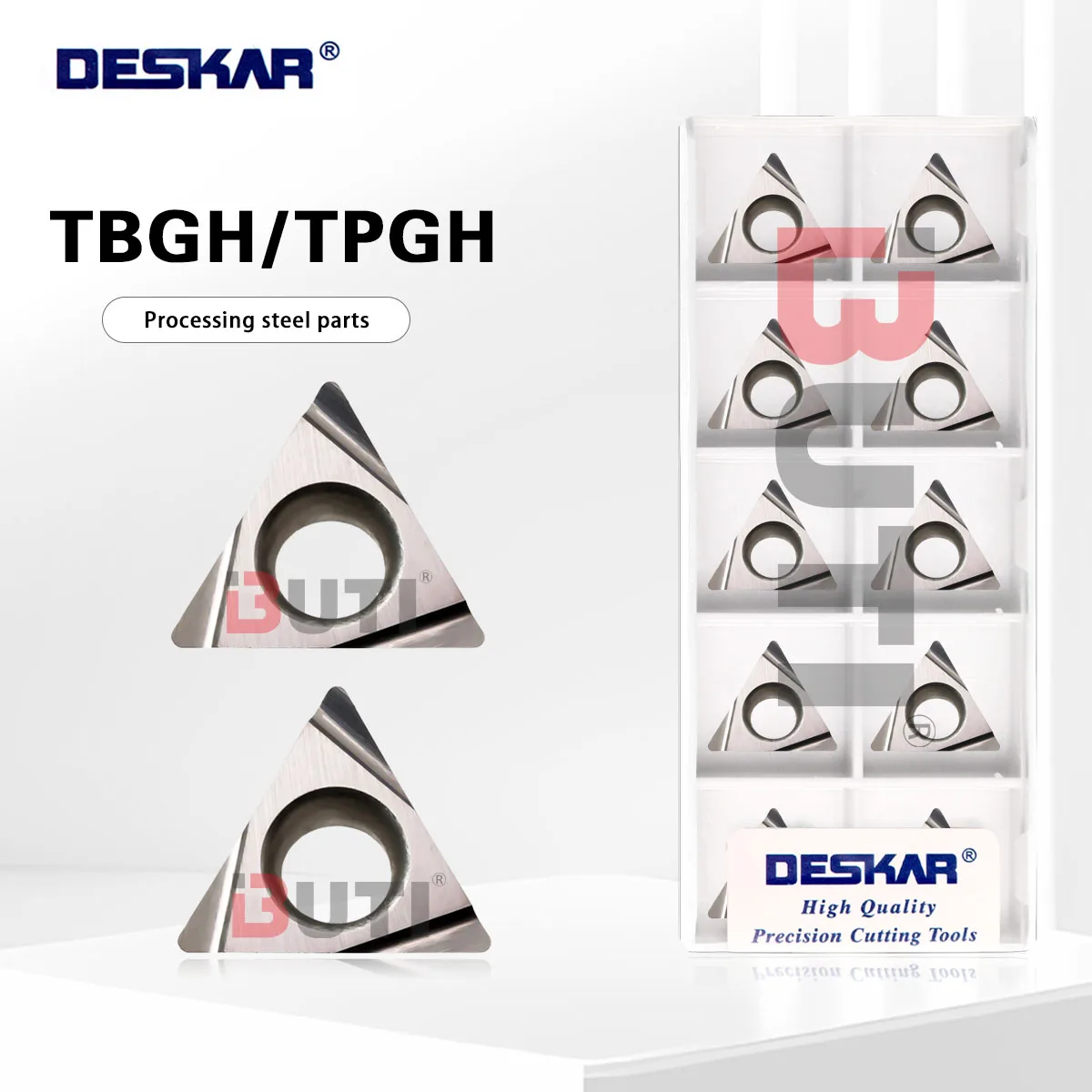 

DESKAR 100% оригинал с ЧПУ TBGH060102 TPGH080202 TPGH080204 TPGH090202 TPGH110302L-F L-W LF90 Токарный станок с числовым управлением Керамический инструмент