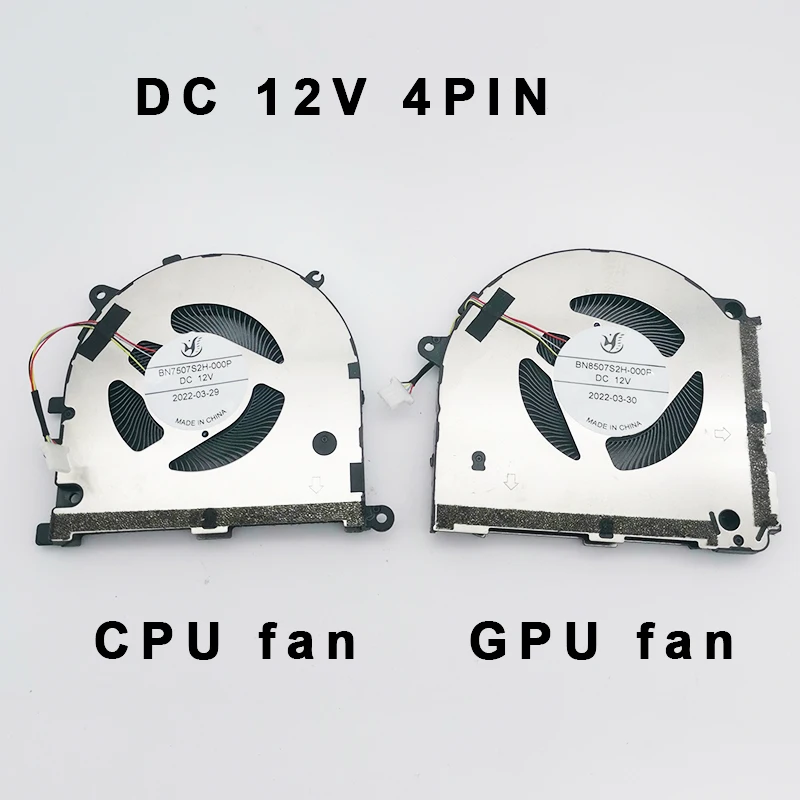 Laptop CPU/GPU Cooling Fan For Asus Vivobook Pro15 OLED K6502Z K6502ZC Pro16 2022 BN7507S2H-000P  BN8507S2H-000P 12V