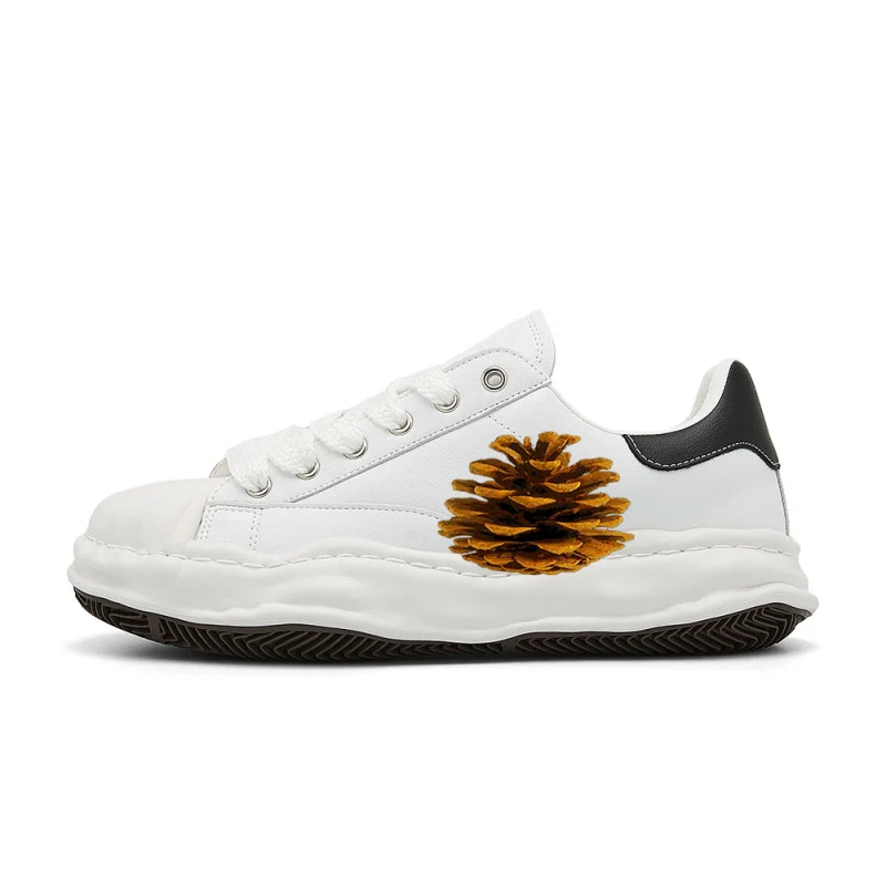 

Кроссовки Big Pine Cone Tree в ретро-стиле для уличной моды, выполненные в ретро-дизайне, стильные, удобные и универсальные, подходят для уличного стиля.