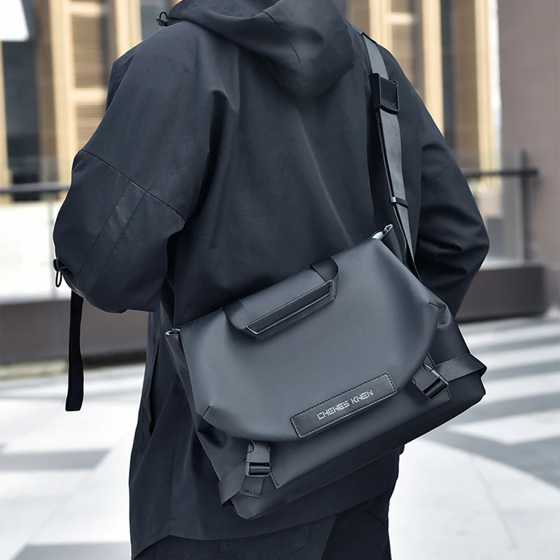 Men Business Crossbody Bags Casual Commuter Bag Large Capacity Sports Shoulder Pack Multifunctional Outdoor Travel Daypack