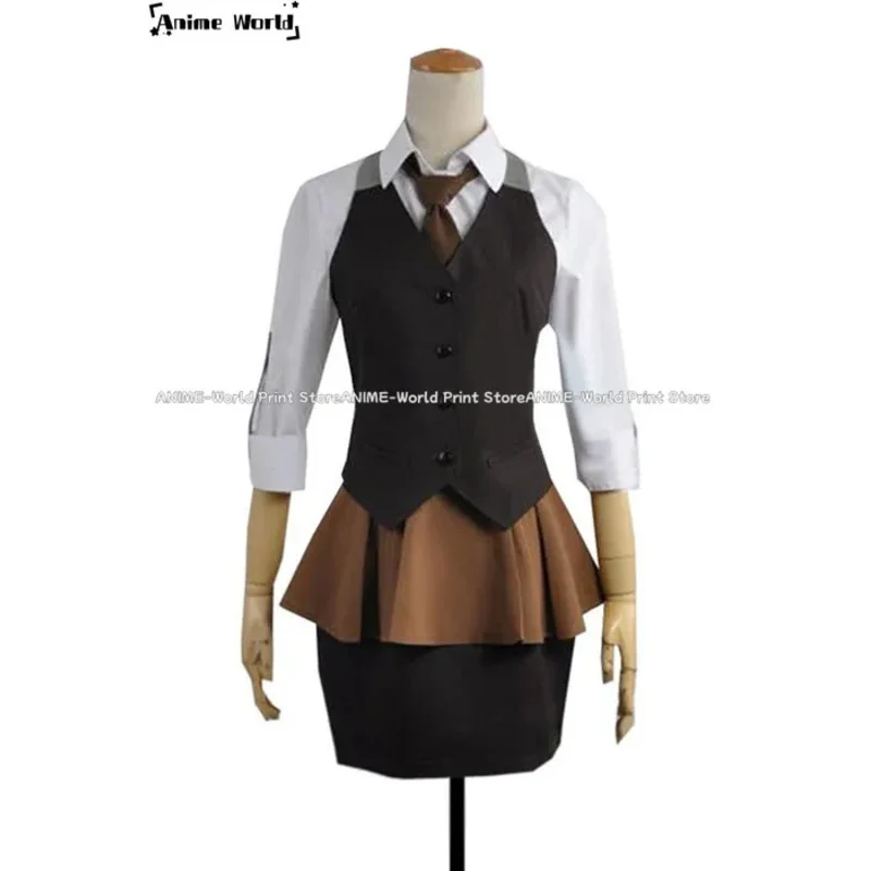 

《Custom Size》Anime Touka Kirishima Work Uniform Dress Cosplay For Female Cos Costumesb;4.f'7;j,3'