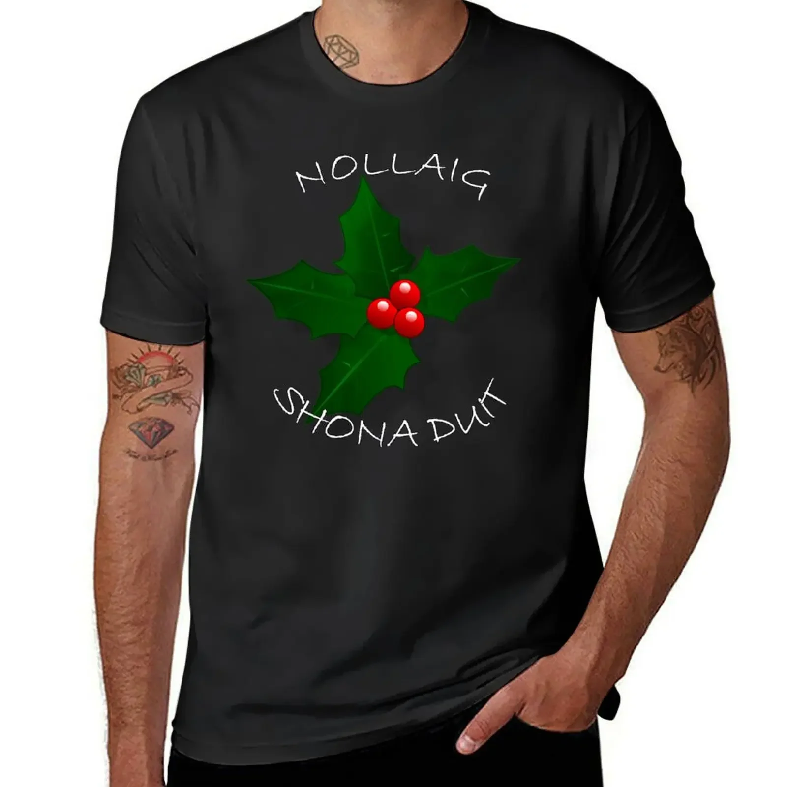 Nollaig Shona Duit T-Shirt affliction shirts sweat cute clothes men t shirt