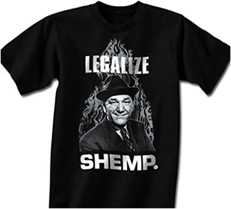 A&E Designs Three Stooges T-Shirt Legalize Shemp Black Tee