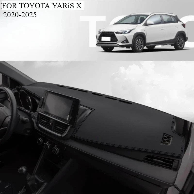 FOR TOYOTA YARiS X 2020-2025 Car Dash Mat Dashmat Dashboard Mat Cover Sun Shade Dash Board Cover Carpet  Accessories