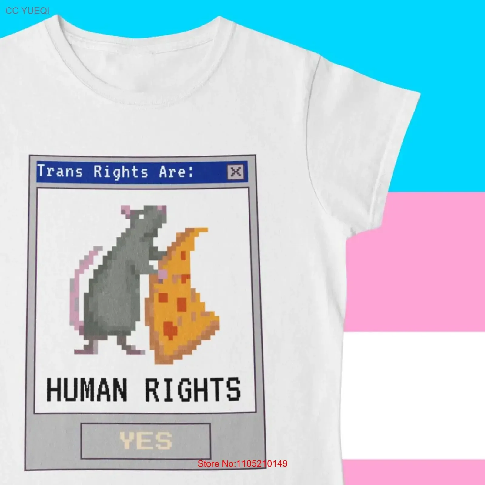 

Футболка Trans Rights Are Human Protest Transgender Non Binary Pride Пол Queer ЛГБТК Одежда Крыса винтажная стираная удобная