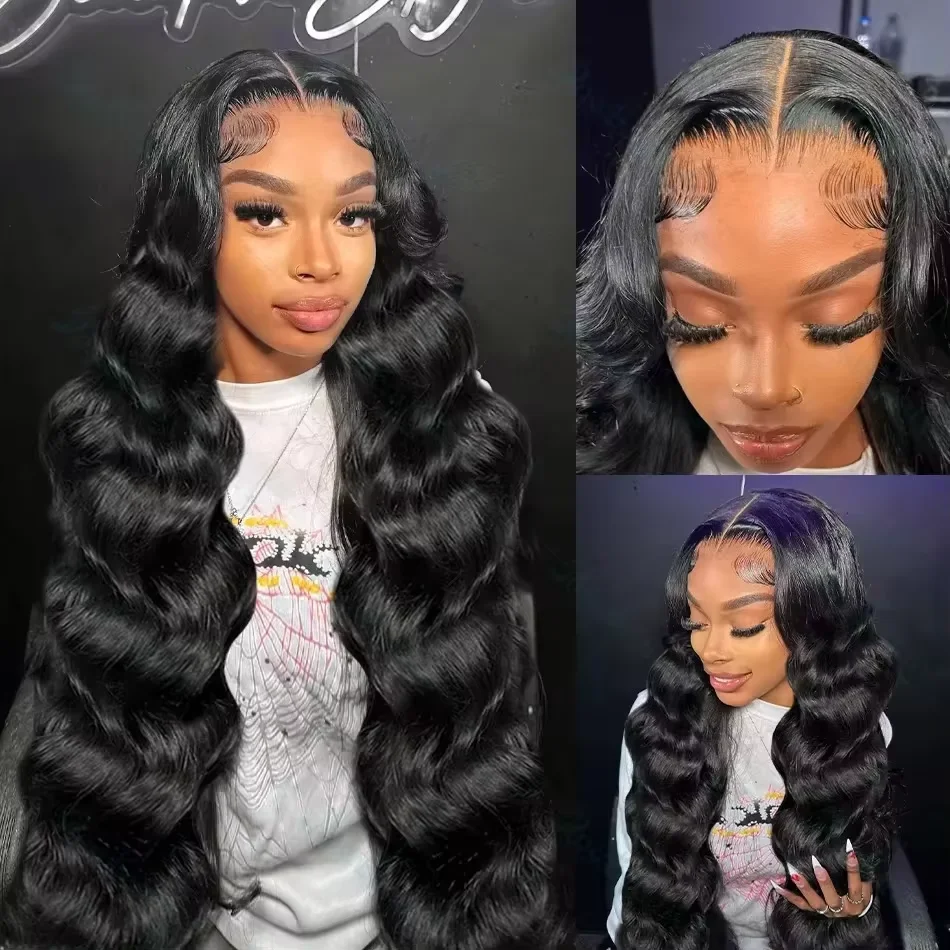 شعر مستعار مموج بدون صمغ شعر بشري جاهز للارتداء 5x5 شعر مستعار أمامي من الدانتيل 6x4 شعر مستعار برازيلي للإغلاق للنساء باروكات أمامية من الدانتيل