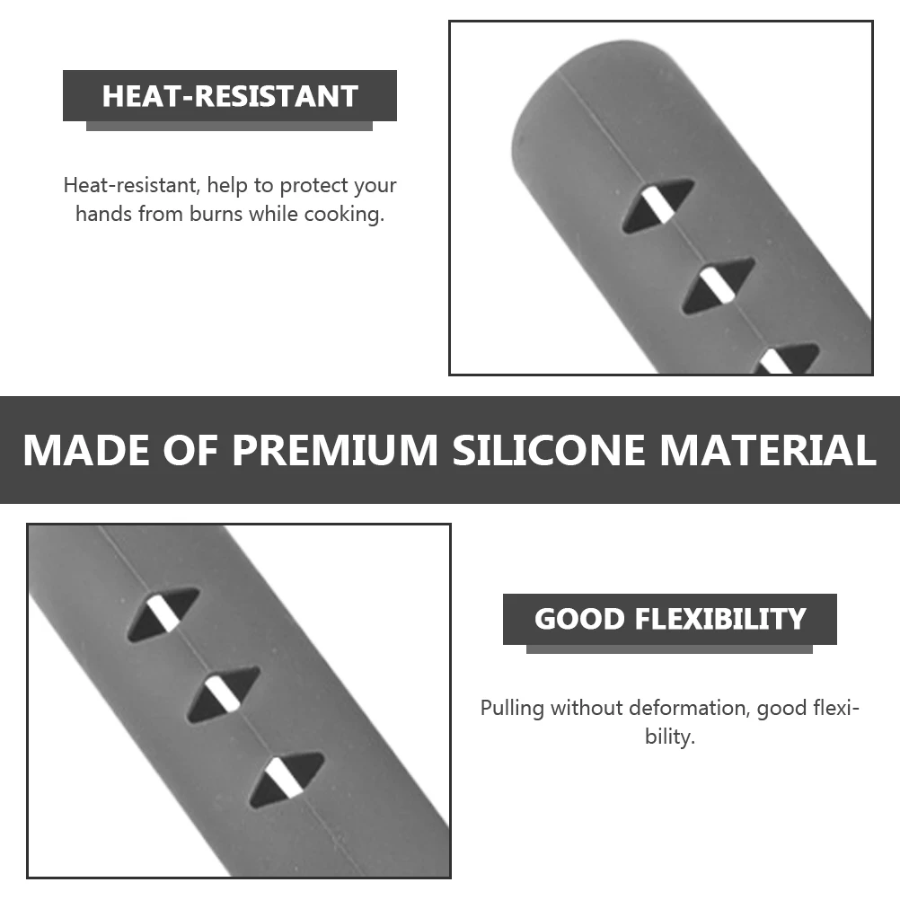 

8pcs Silicone Earrings H Pot H Covers Covers Protective Grips Cookware Insulation Anti Scald Sleeves Kitchen Tools