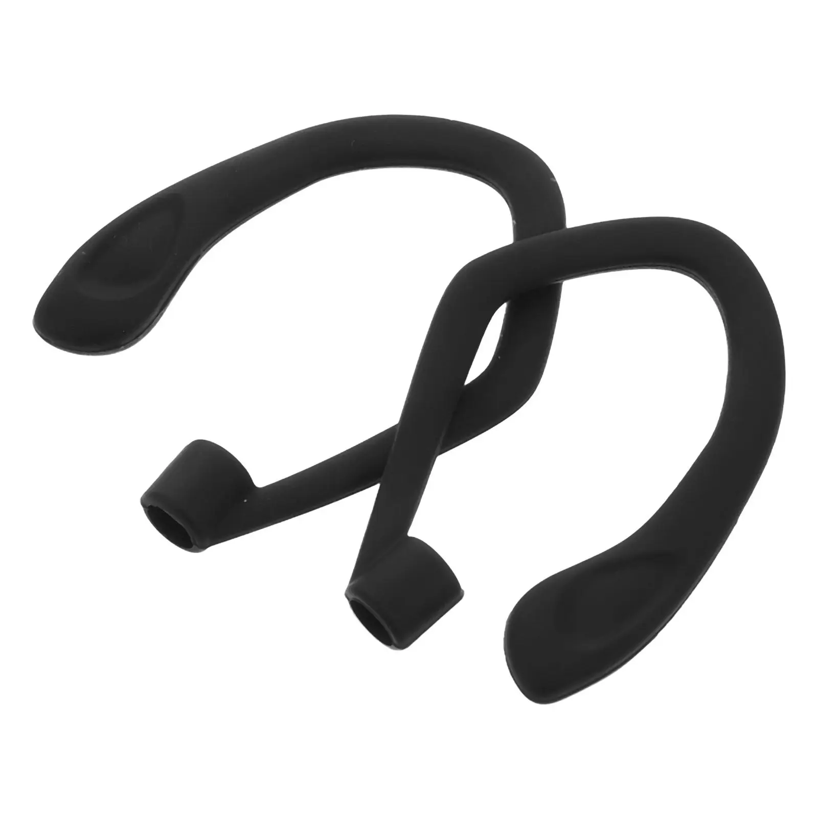 1Pair Earhooks Replacement Silicone Soft Earbud Holders Secure Fit Anti Slip for Running Jogging Cycling Gym Workout