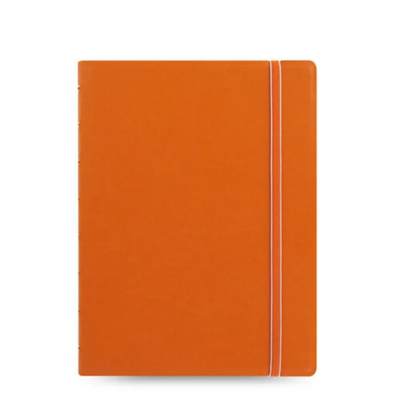 a-filofax-a5-refillable-leather-look-ruled-notebook-diary-orange-115010-gift