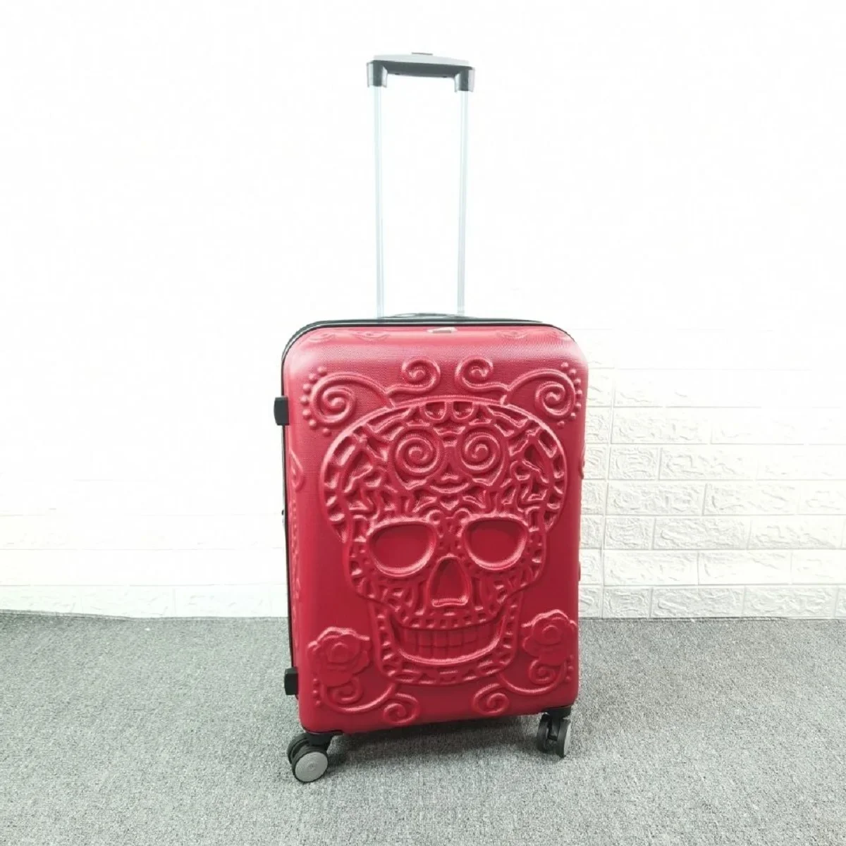 3D Rolling Luggage Spinner 28inch Suitcase Wheels 20 Inch Black Carry On Trolley High Capacity Travel Bag