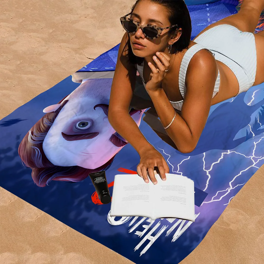 منشفة شاطئ سريعة الجفاف مخصصة ، مناشف حمام ملونة للفتيات ، خالية من الرمال ، سريعة الجفاف ، اليوغا ، سبا ، صالة ألعاب رياضية ، حمام سباحة ، مرحبا إن-جار 2 #2