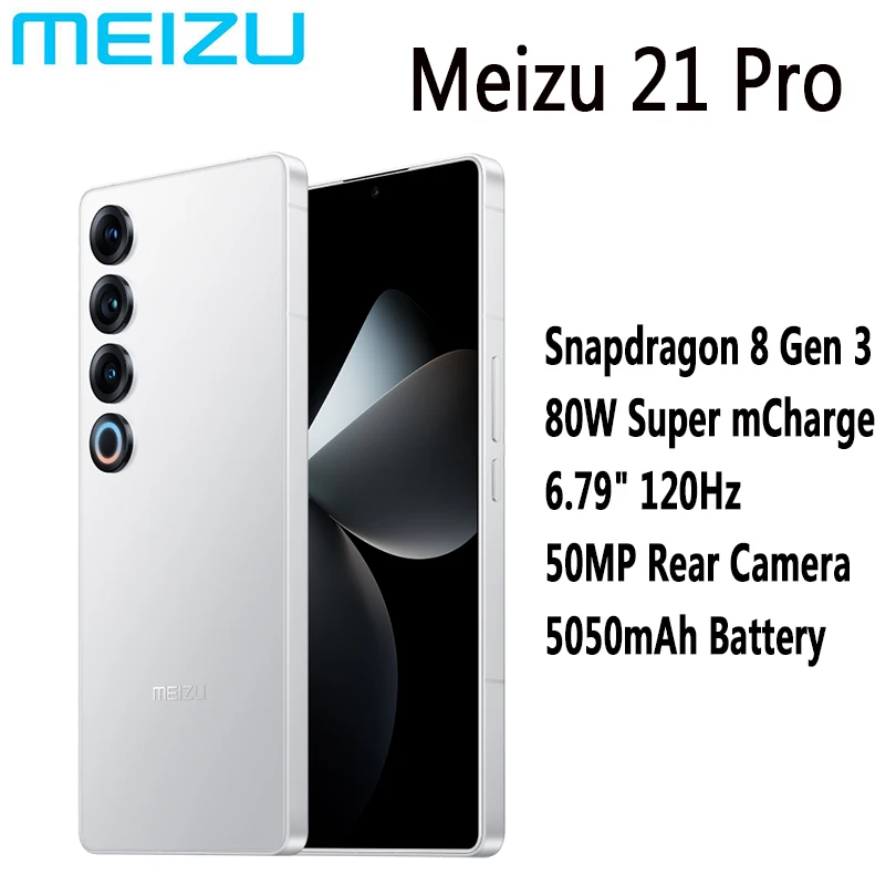 Meizu 21 Pro AI Smartphones Snapdragon 8 Gen 3 Dual SIM 6.79