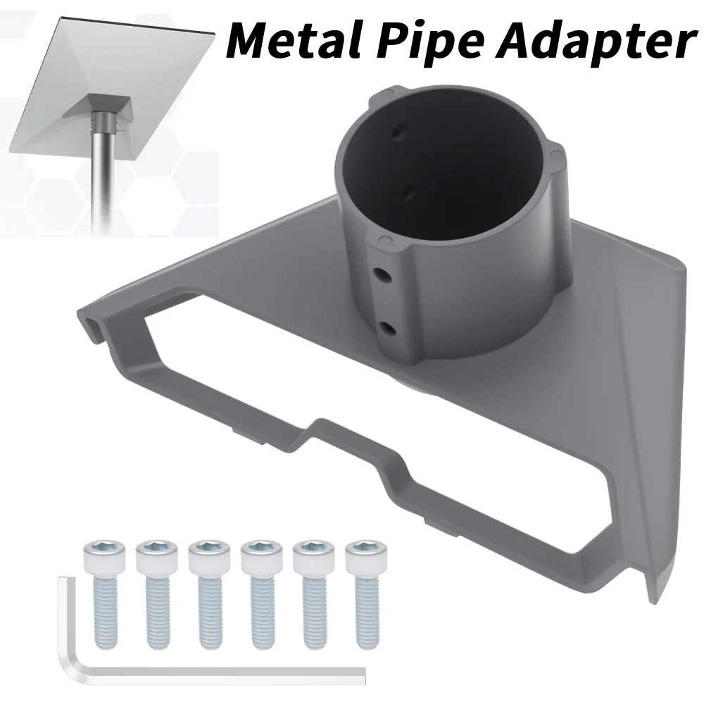 

Монтажный комплект адаптера для труб Starlink Gen 3, монтажный комплект из алюминиевого сплава, кронштейн для потока Starlink, основание монтажной пластины для оборудования для столба диаметром 1-2 дюйма