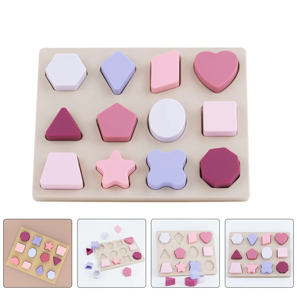 Jigsaw Puzzle Three-dimensional Toddler Preschool Kids Toy for Toddlers Silica Gel Puzzles Board Toys Early Educational