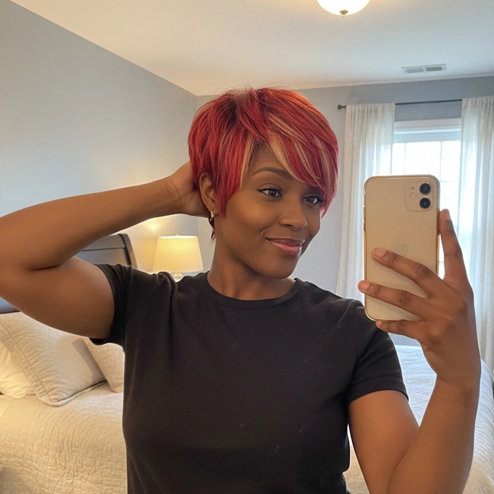 Red Highlight Pixie Cut Wig Review: Real Talk from Someone Who Actually Wore It Daily for Three Weeks