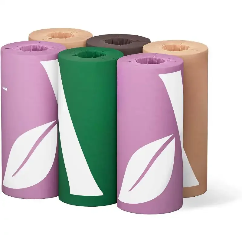 Bamboo Paper Towels, 6 Rolls, 2 ply, 150 Sheets, 900 Count, Plastic-Free, Multicolor