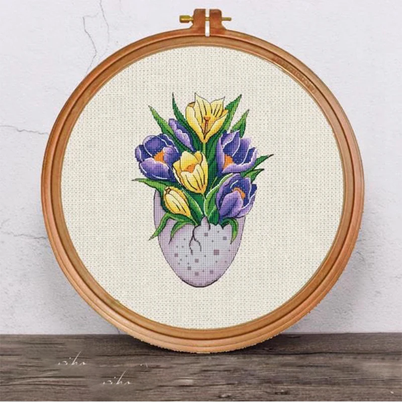 11127 Kit punto croce ricamo punto croce Stich Set punto croce fai da te Kit completo punto croce Punch Needle Arts & Craft