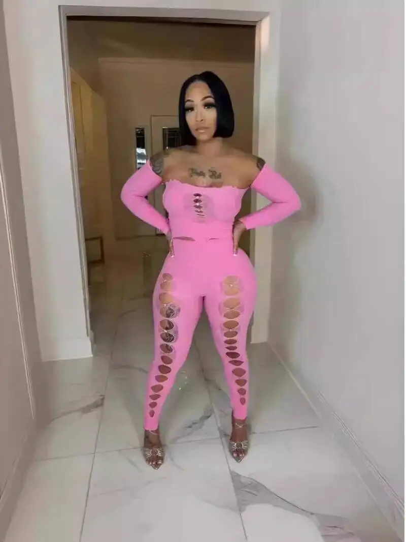 

Женский однотонный кружевной комплект с круглым вырезом, сексуальный облегающий цельный вязаный комплект из 2 предметов с запахом на груди, длинный без рукавов, красивый ORYZ