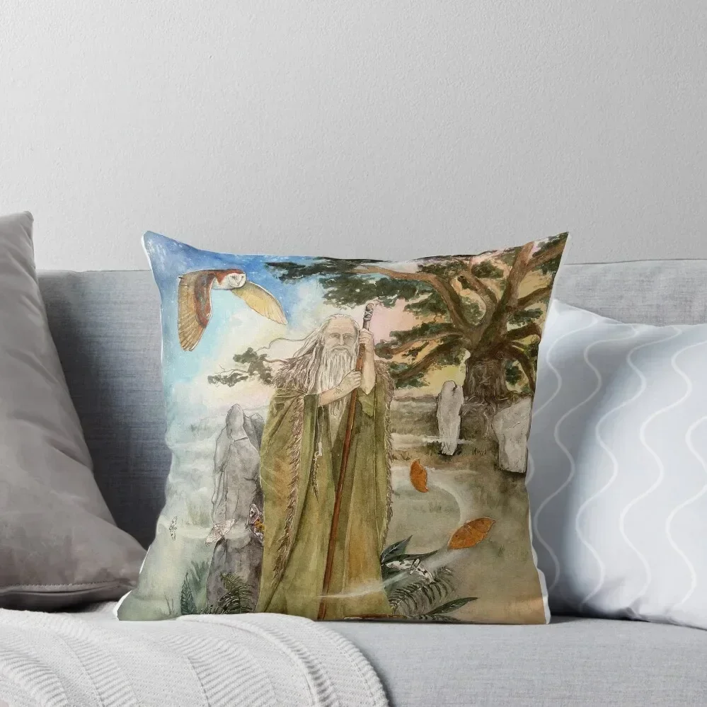 

Merlin the wizard Throw Pillow luxury decor Decorative Cushion Cover Pillow Case Christmas Ornamental Pillow