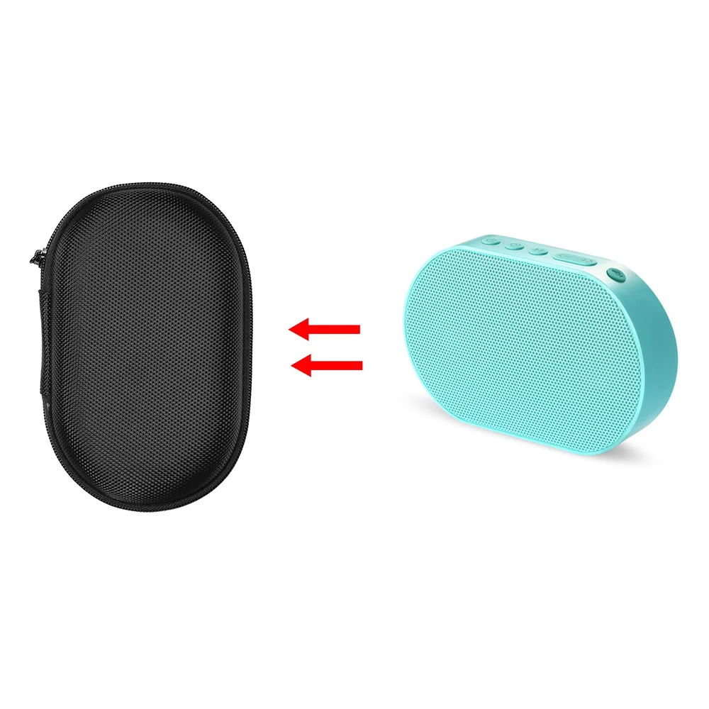 ลำโพงเคสแบบพกพากระเป๋าสำหรับ E2 GGMM 10W ถุงป้องกันฝุ่นลำโพงลำโพงบลูทูธพกพาได้สีฟ้า